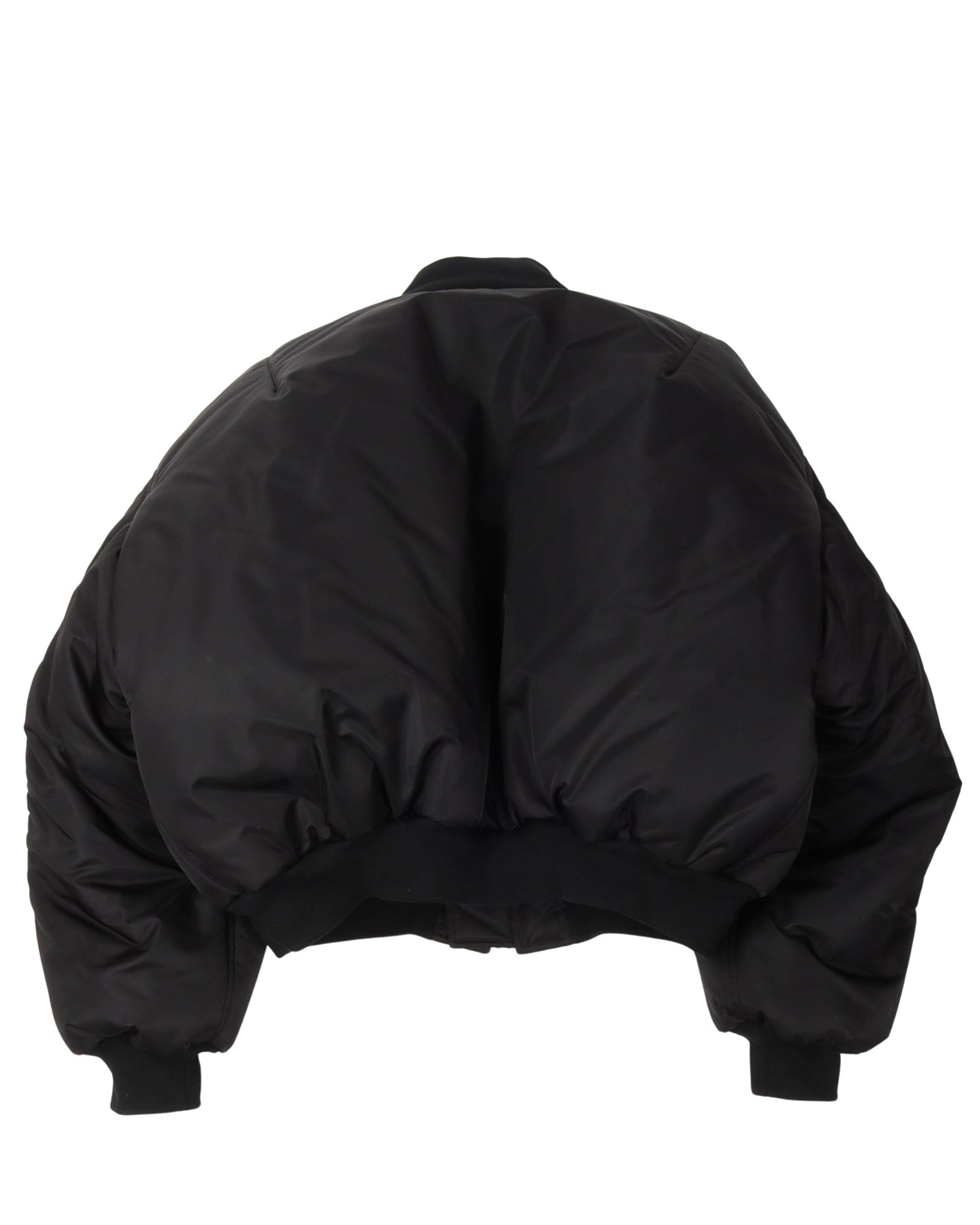 Padded Nylon Bomber Jacket