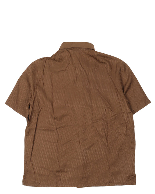 Oblique Monogram Silk Shirt