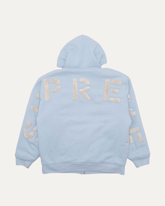 Faux Fur Lined Zip Up Hoodie