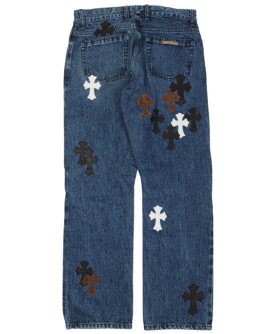 Fleur Knee Denim w/ 31 Cross Patches