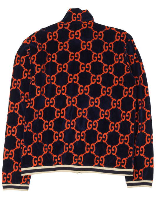 Jacquard Monogram Track Jacket