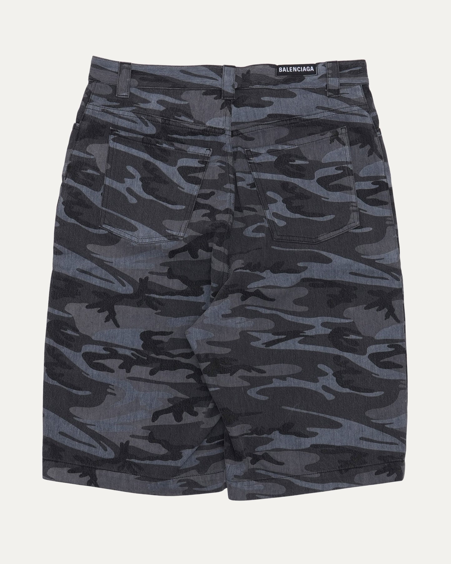 Camouflage Jeans Shorts