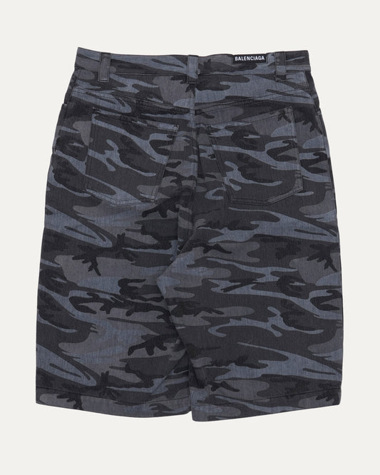 Camouflage Jeans Shorts