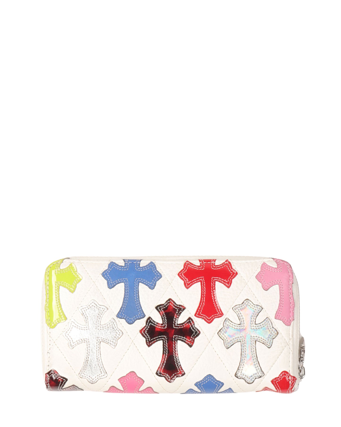 Quilted Cross Patch Wallet