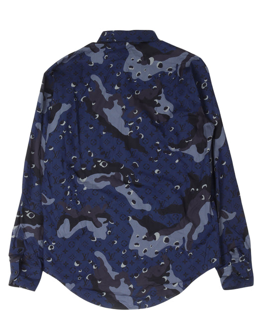 Camouflage Monogram Shirt