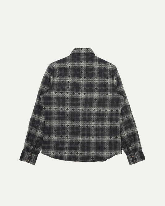 Cross Patch Monogram Flannel Shirt