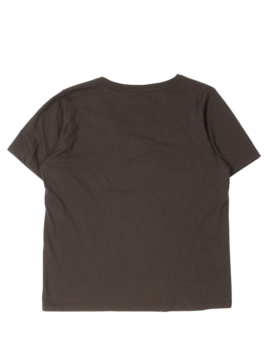 V-Neck Cropped T Shirt