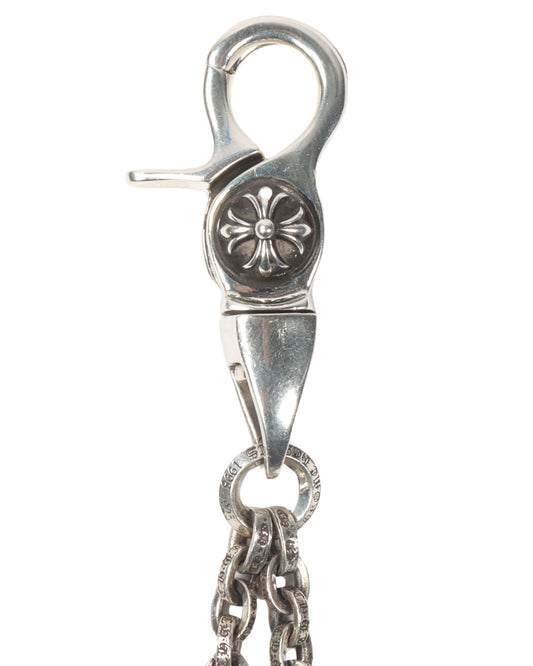 Silver Dice Keychain Clip