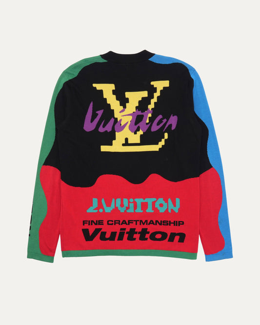 2054 Multi Logo Intarsia Knit Sweater