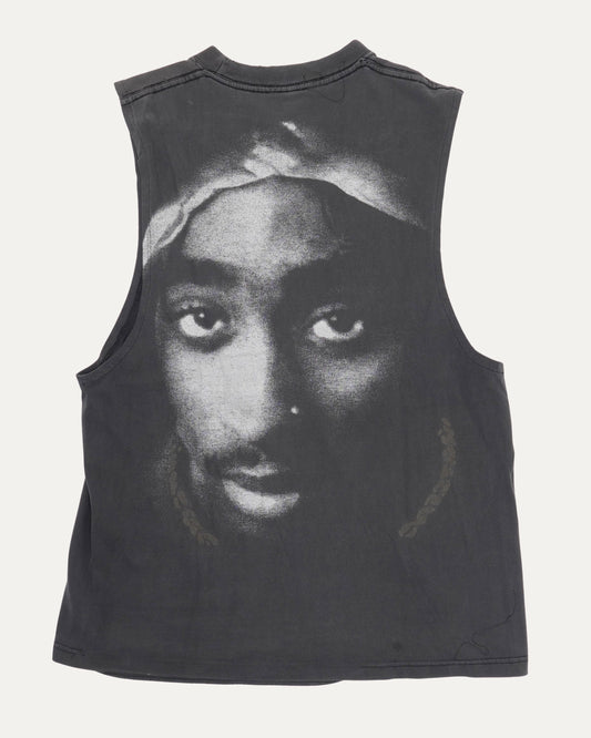 Tupac Big Face Cut-Off T-Shirt