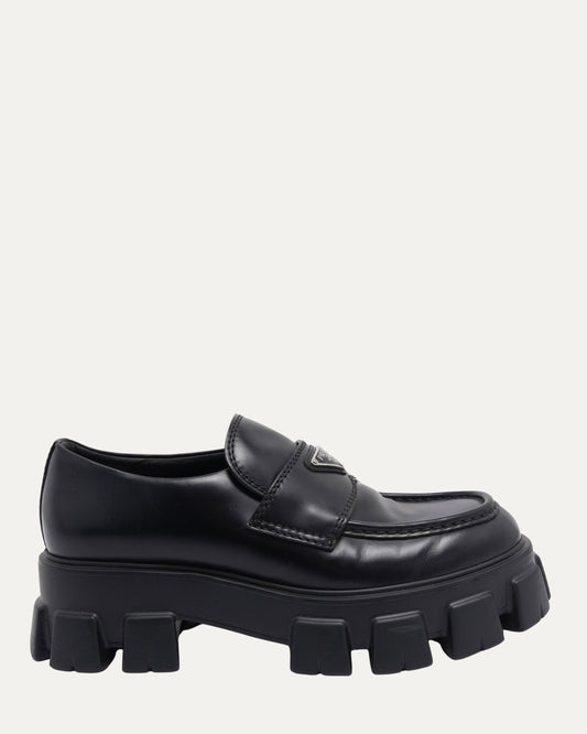 Monolith Brushed Leather Loafers