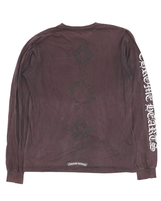 Vintage Cross Pocket Long Sleeve T-Shirt