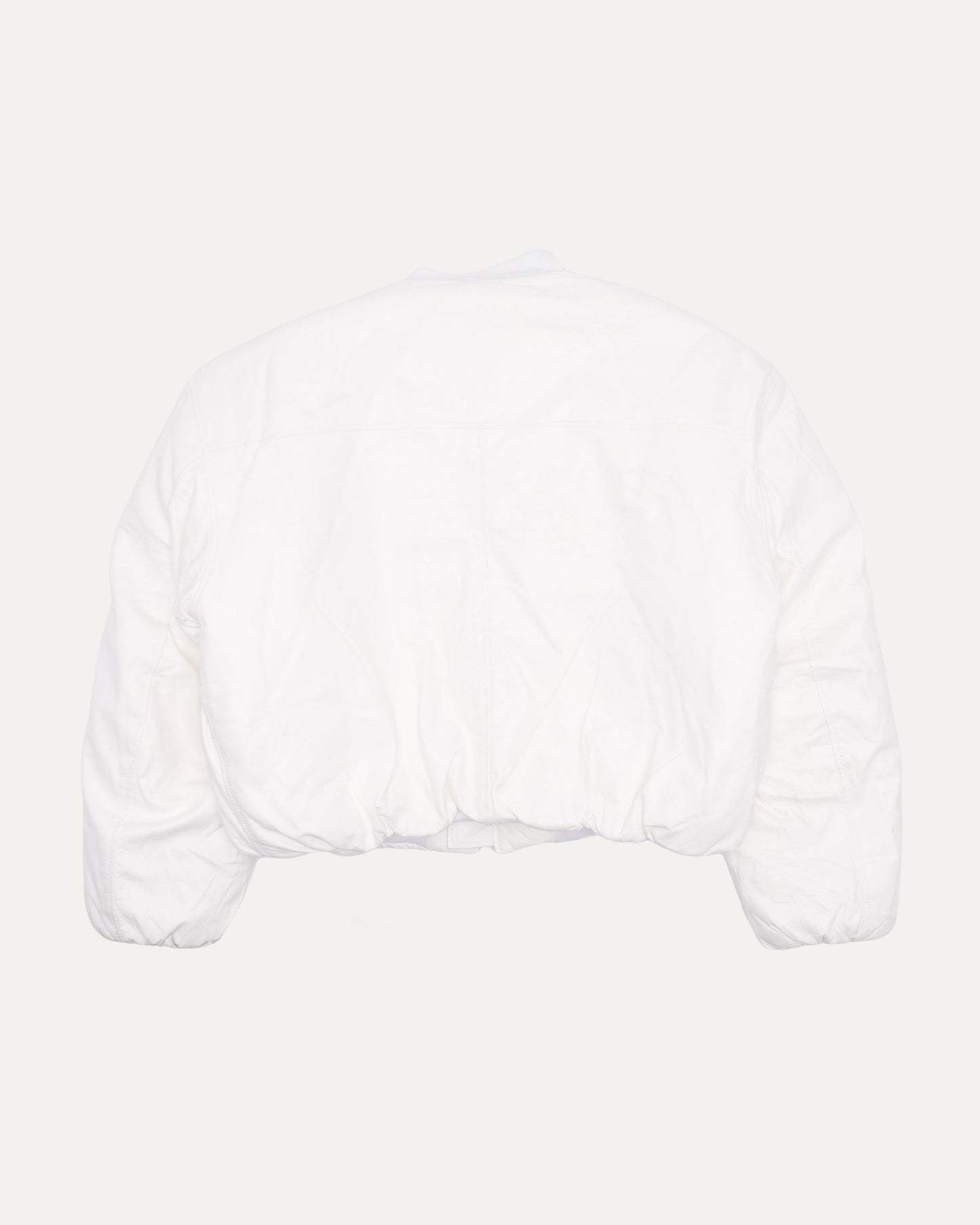 6'S Leather Bomber Jacket