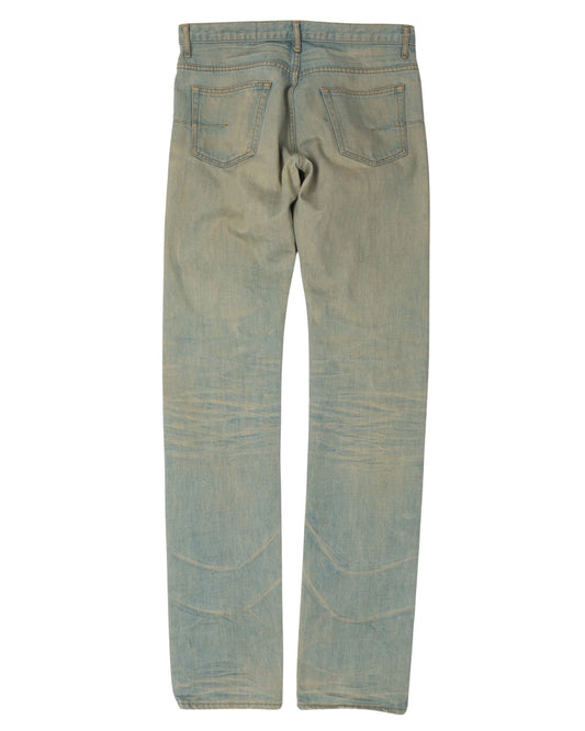 Stained Skinny Jeans