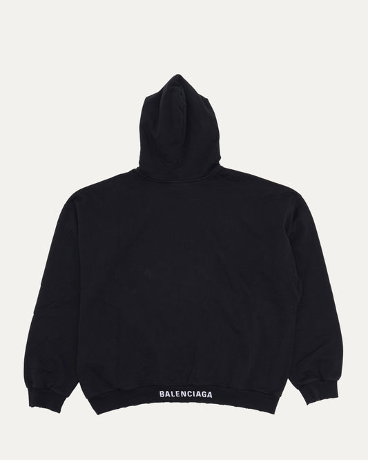 Rib Logo Hoodie