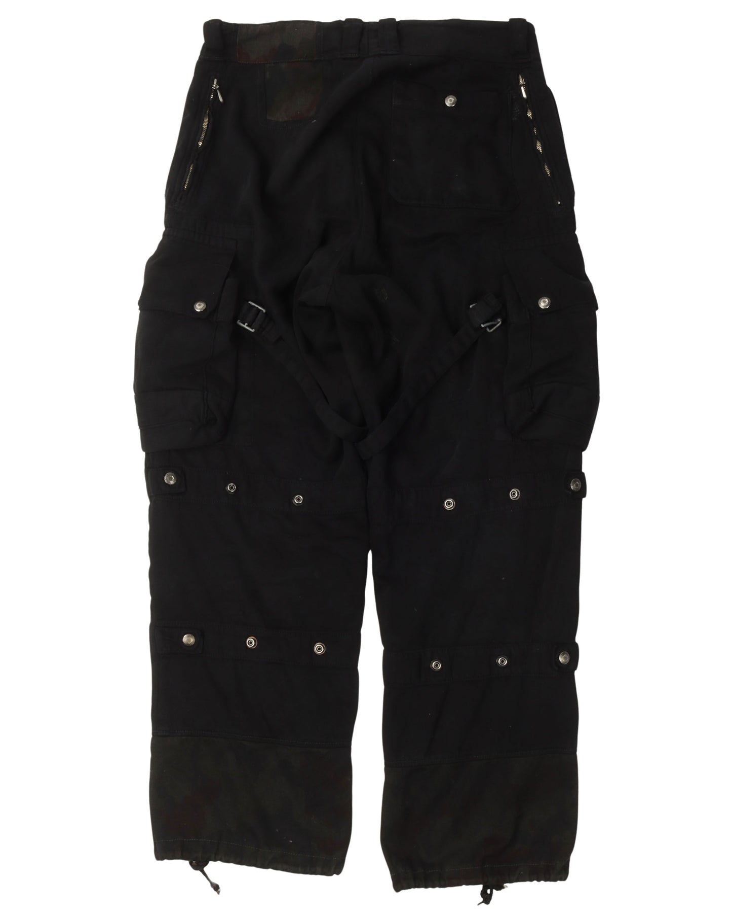 Modified Over-dyed Swiss Alpenflage Cargo Pants