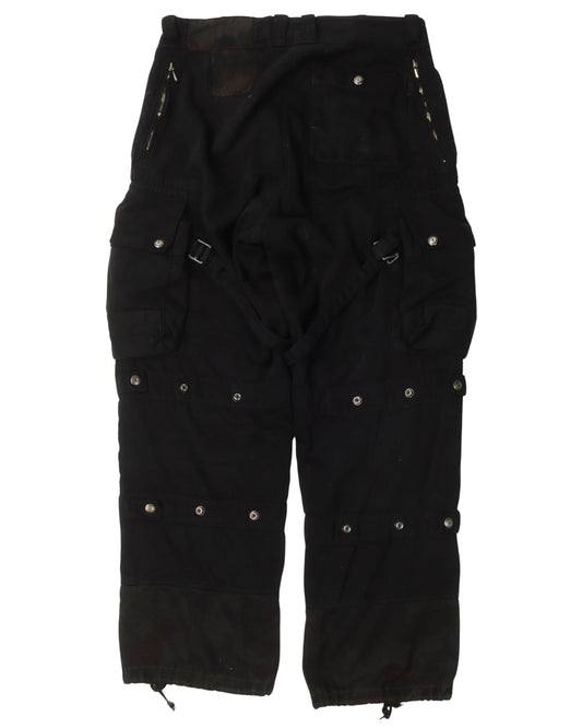 Modified Over-dyed Swiss Alpenflage Cargo Pants