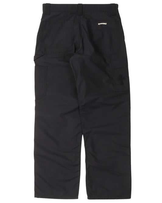 Leather Double Knee Nylon Carpenter Pants