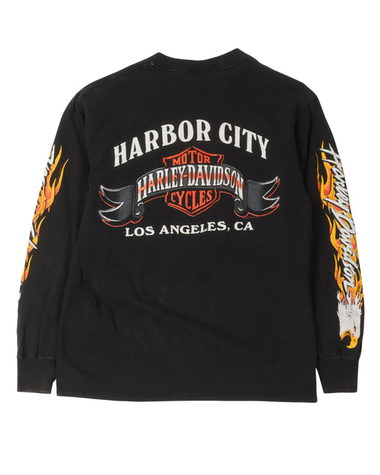 Harbor City Harley Davidson Long Sleeve T-Shirt