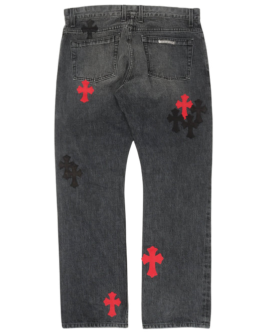 Multi-Cross Fade Jeans