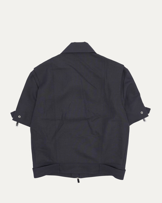 Zip-Up Short Sleeve Shirt