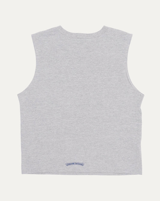 Scroll Logo Blind Spot Muscle Tank T-Shirt