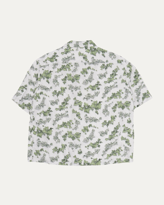 Amoako Boafo Oblique Leaf Short Sleeve Shirt
