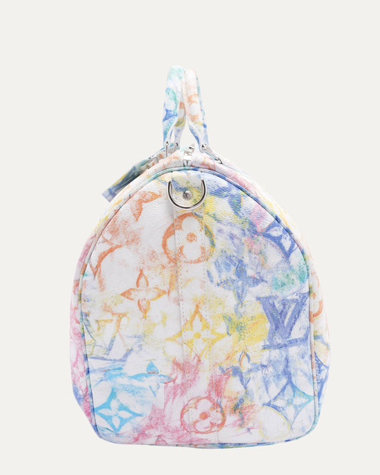 Monogram Watercolor Keepall 50