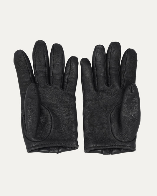 Leather Dagger Zip Gloves