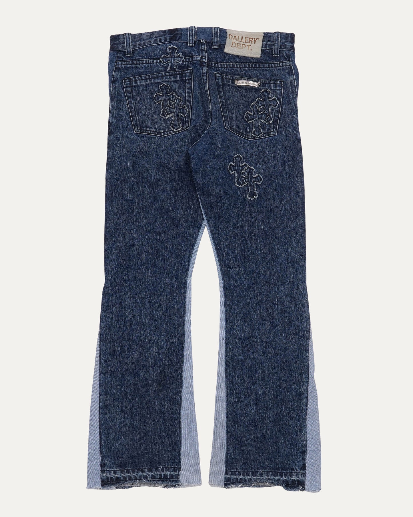 Gallery Dept. Denim Cross Patch Flared Jeans