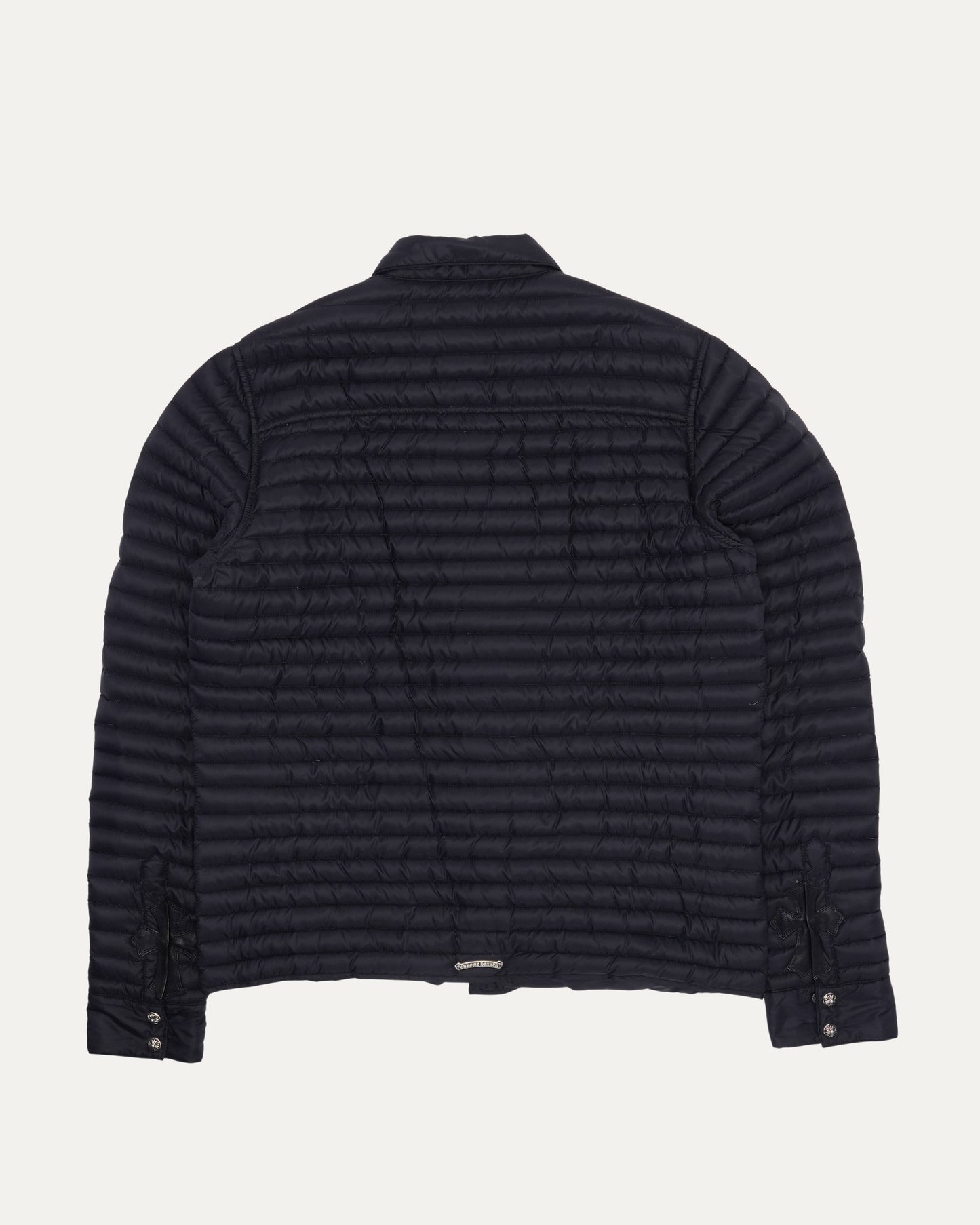 Cross Patch Nylon Insulated Shirt Jacket