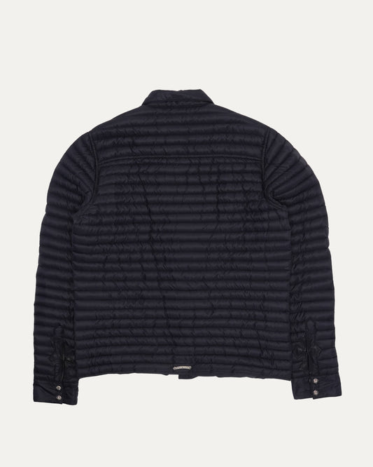Cross Patch Nylon Insulated Shirt Jacket