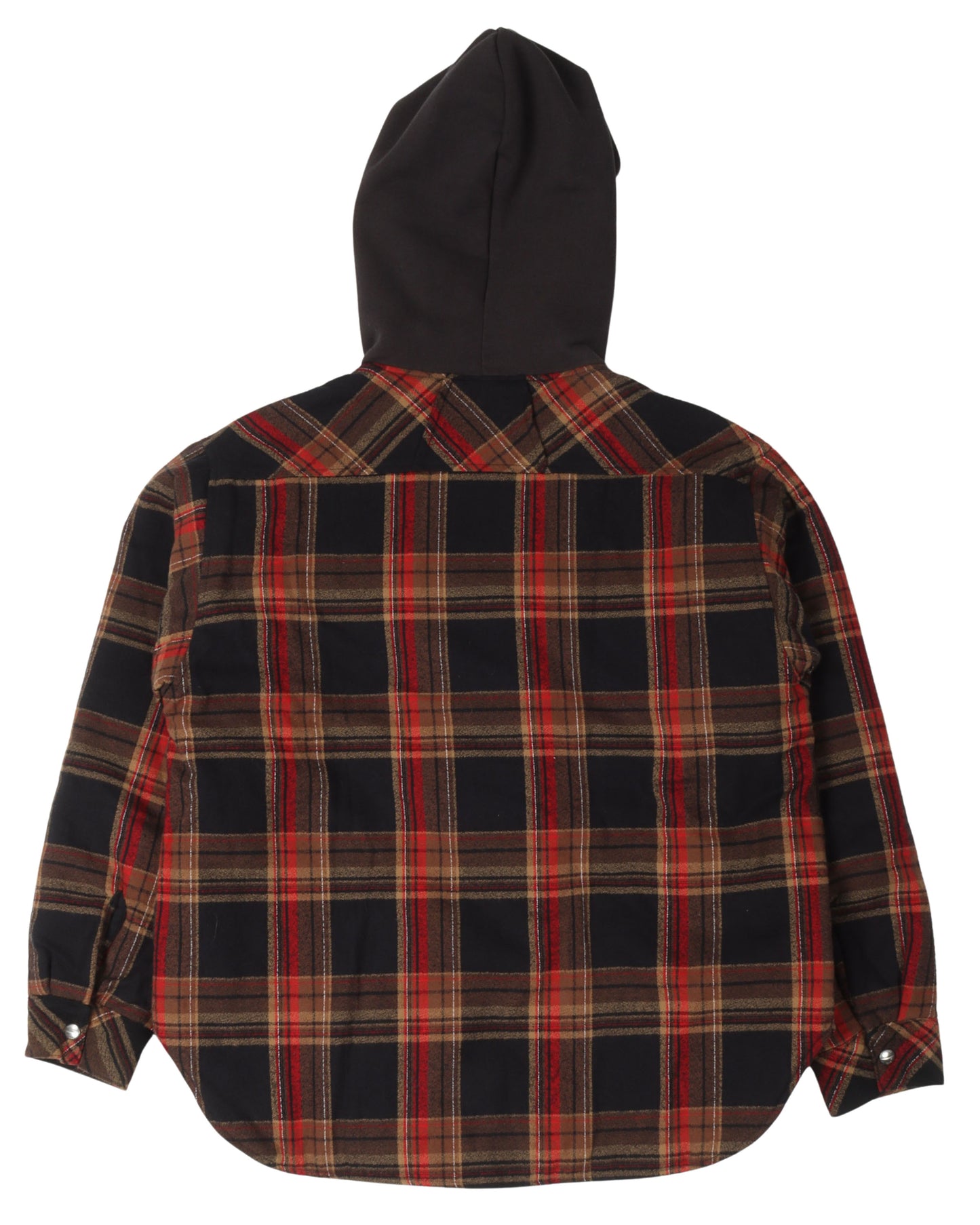Flannel Zip-Up Hoodie