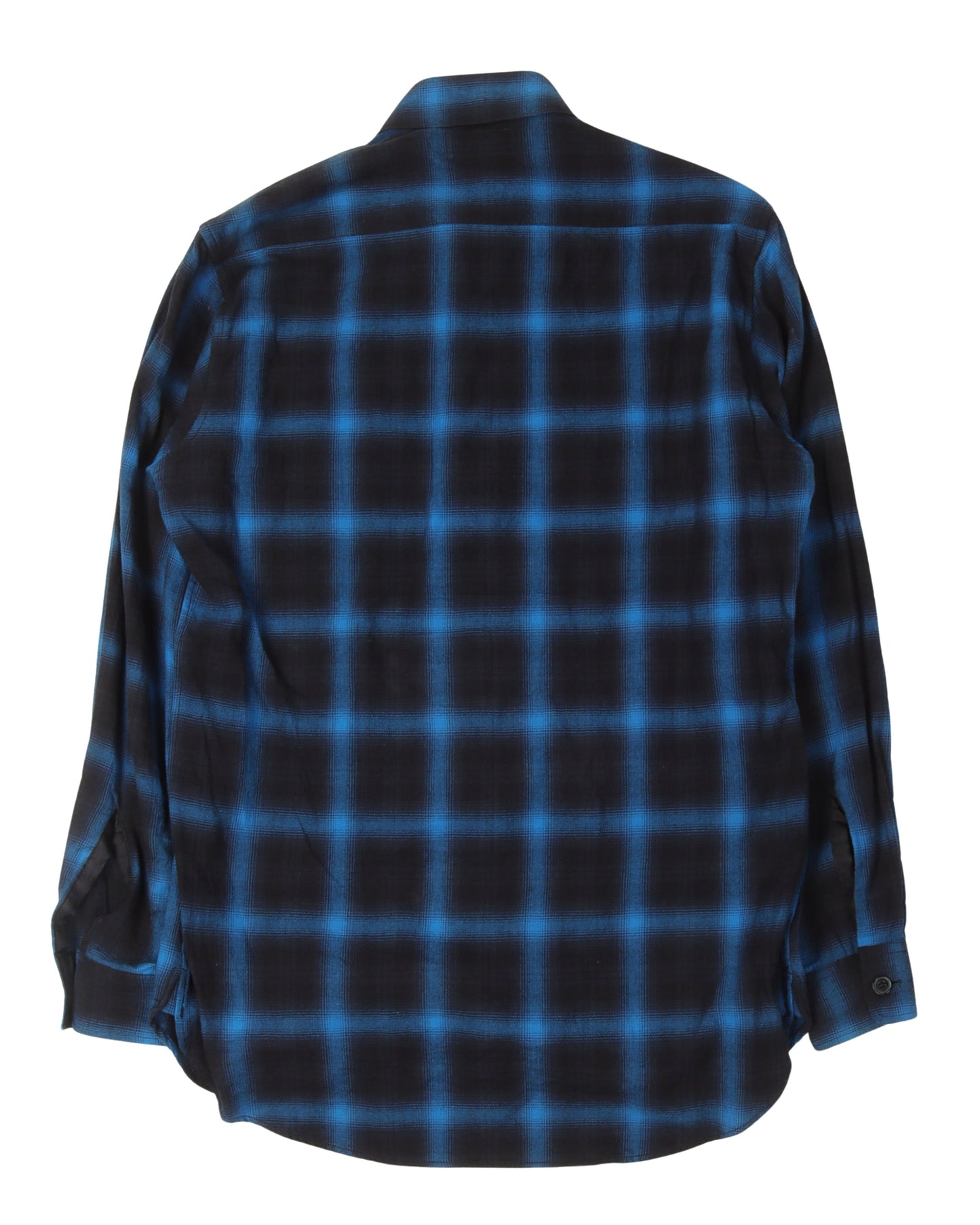 Silk Lined Plaid Flannel Shirt