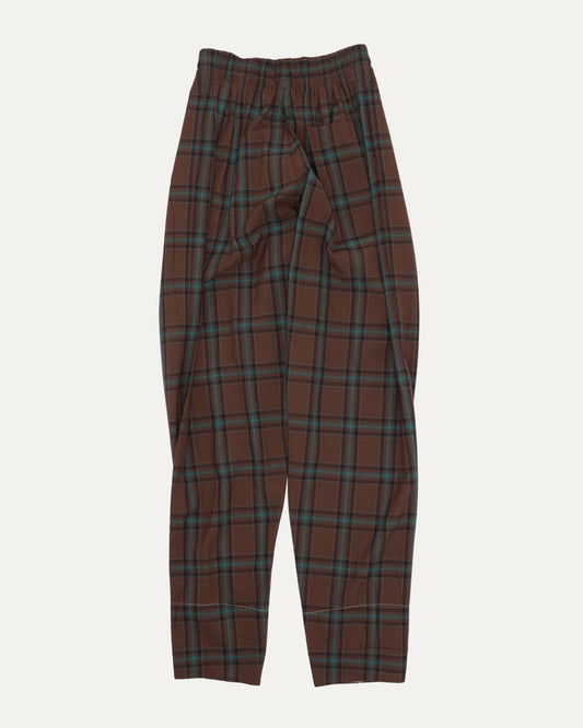 Plaid Wool Pants