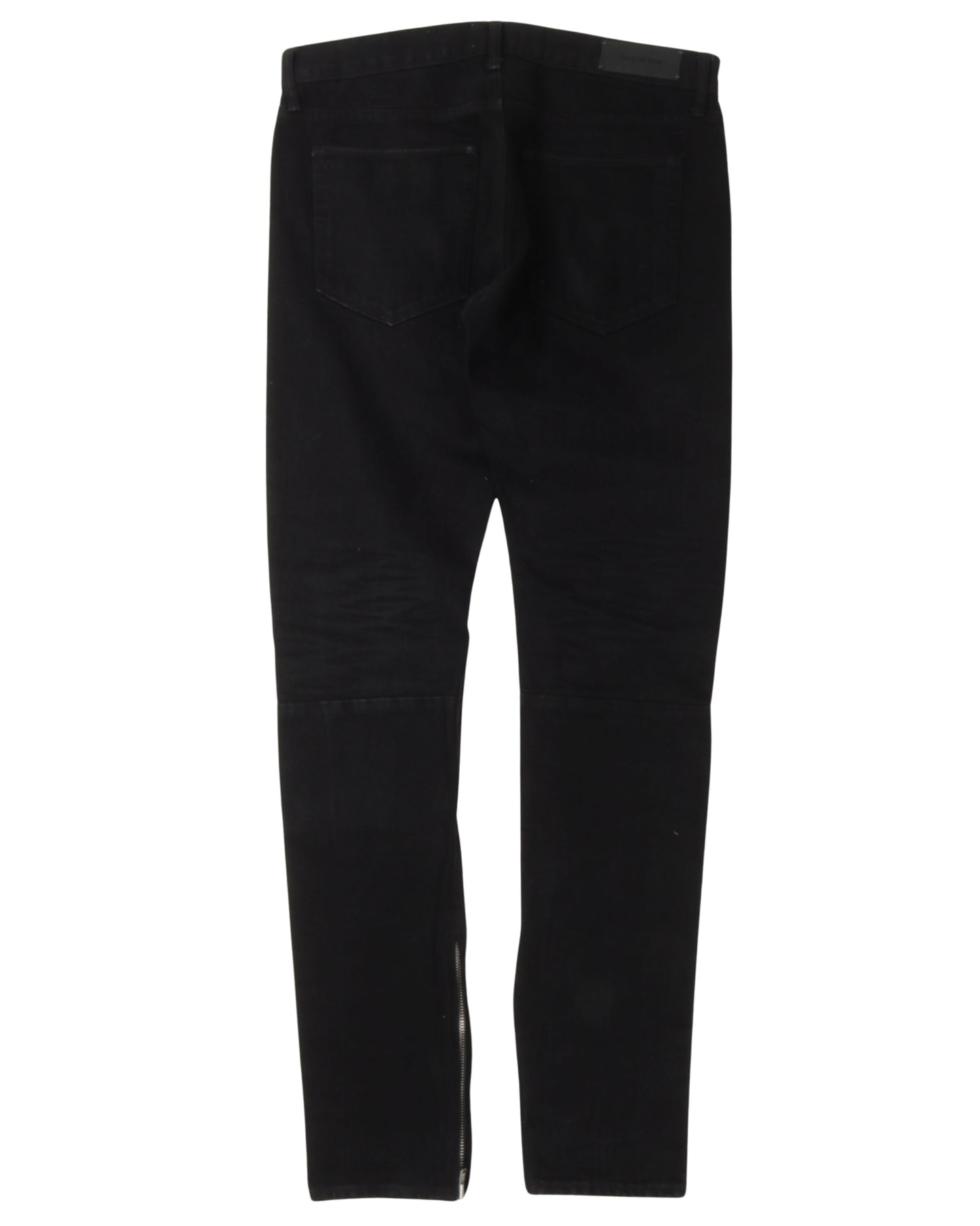 Fourth Collection Distressed Zipper Jeans