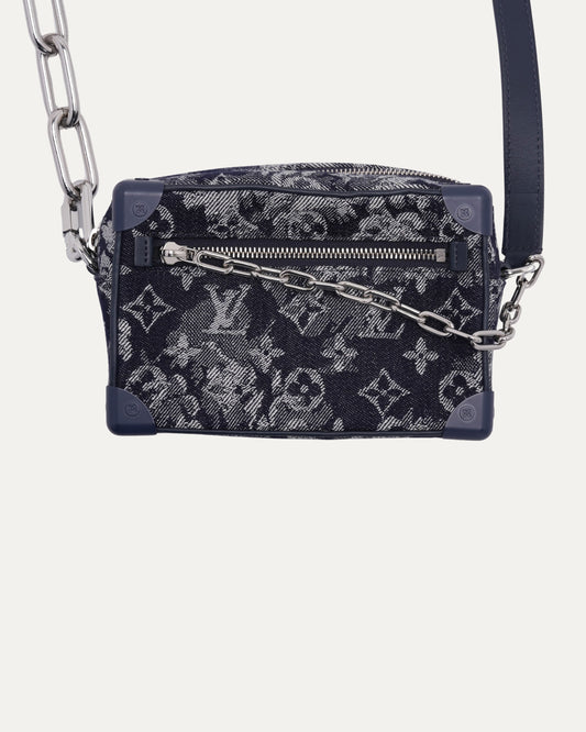 Denim Monogram Soft Trunk Bag