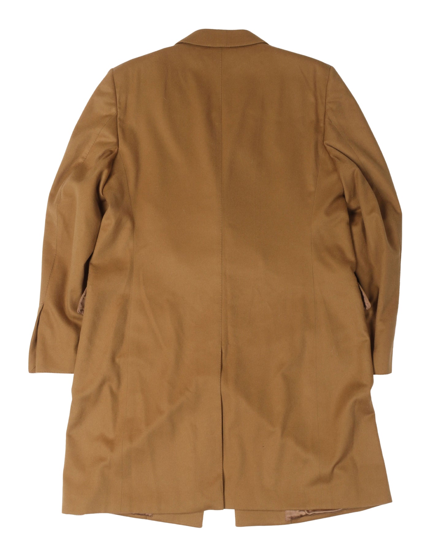 Single-Breasted Cashmere Coat