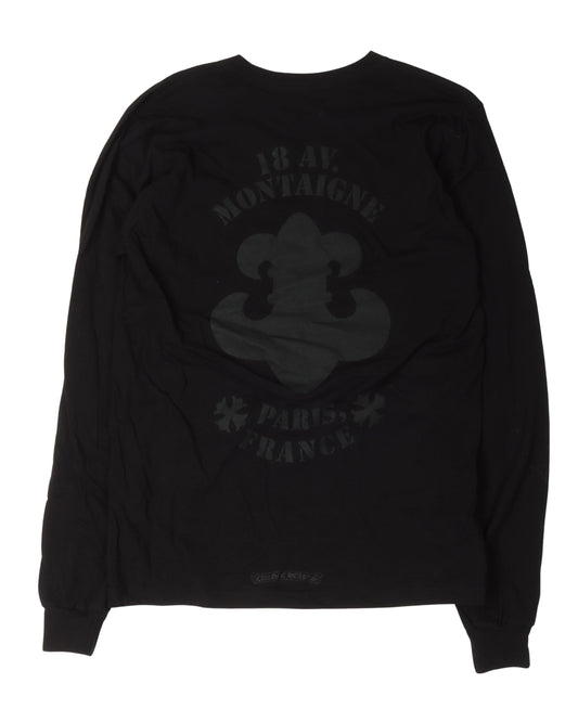 Paris Fleur de Lis Long Sleeve T Shirt