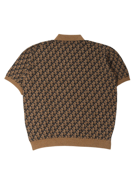 Cactus Jack Oversized Oblique Monogram Polo Shirt