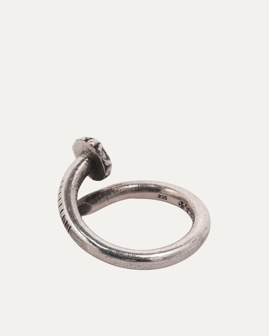 Cross Ball Nail Ring