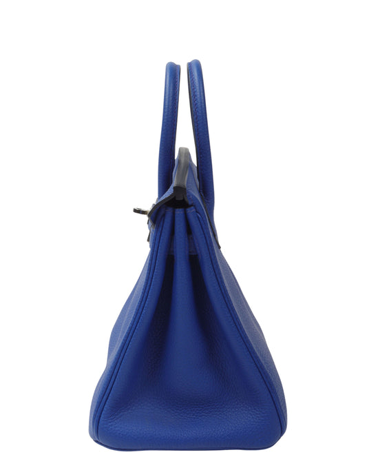 Kanye West Lucien Togo Verso Birkin 25 Bleu Royal Capucine