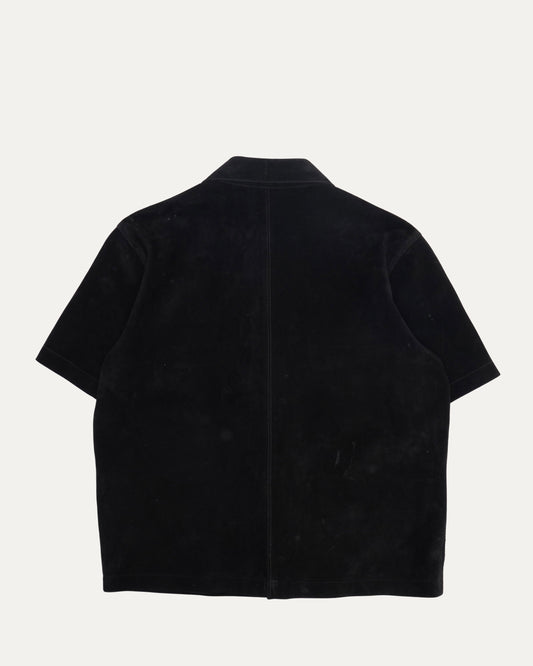 Suede Short Sleeve Shirt