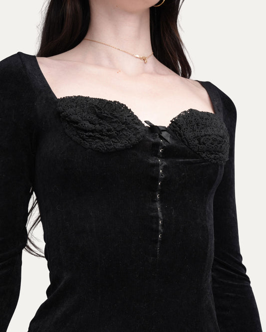 Folies Velour Dress