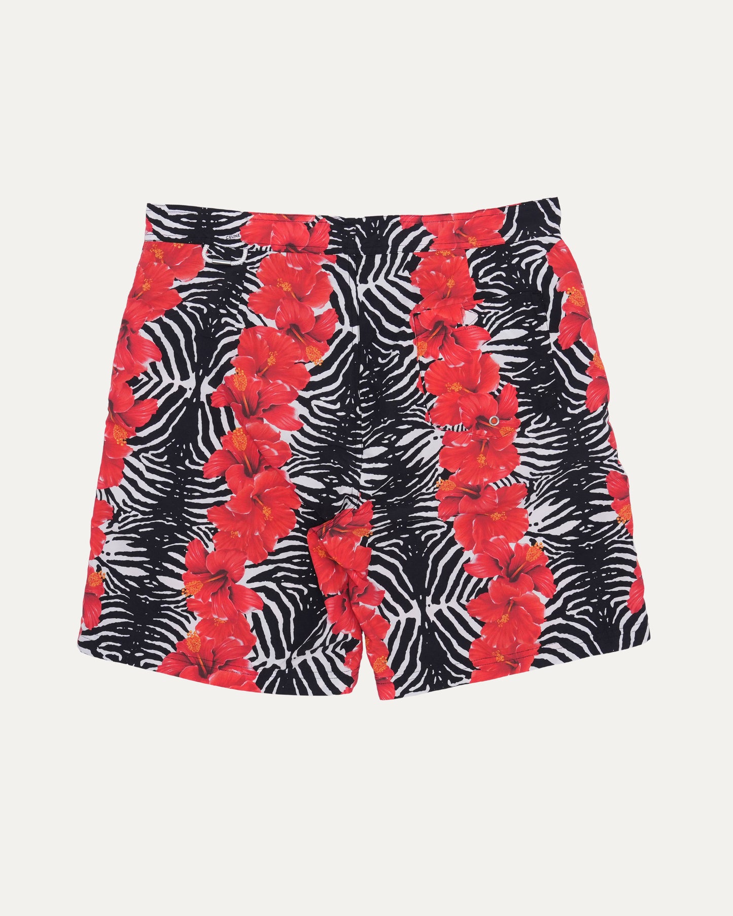 Floral Zebra Print Swimshorts