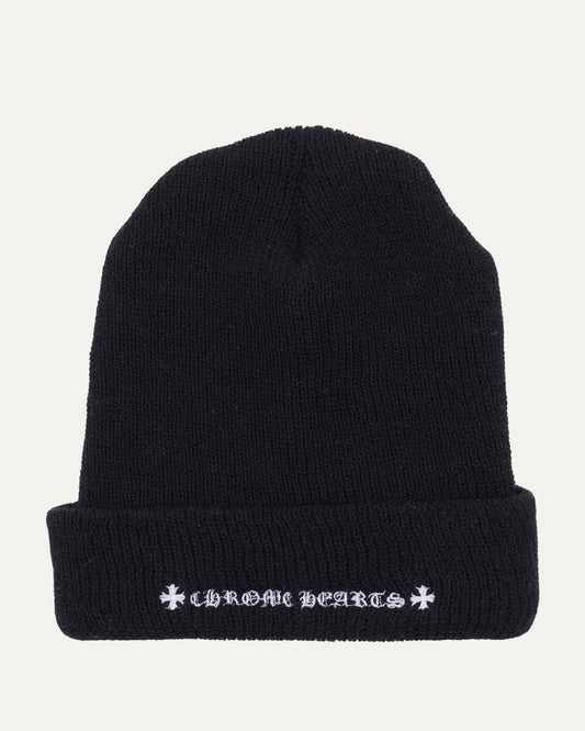 Plus Cross Embroidered Beanie