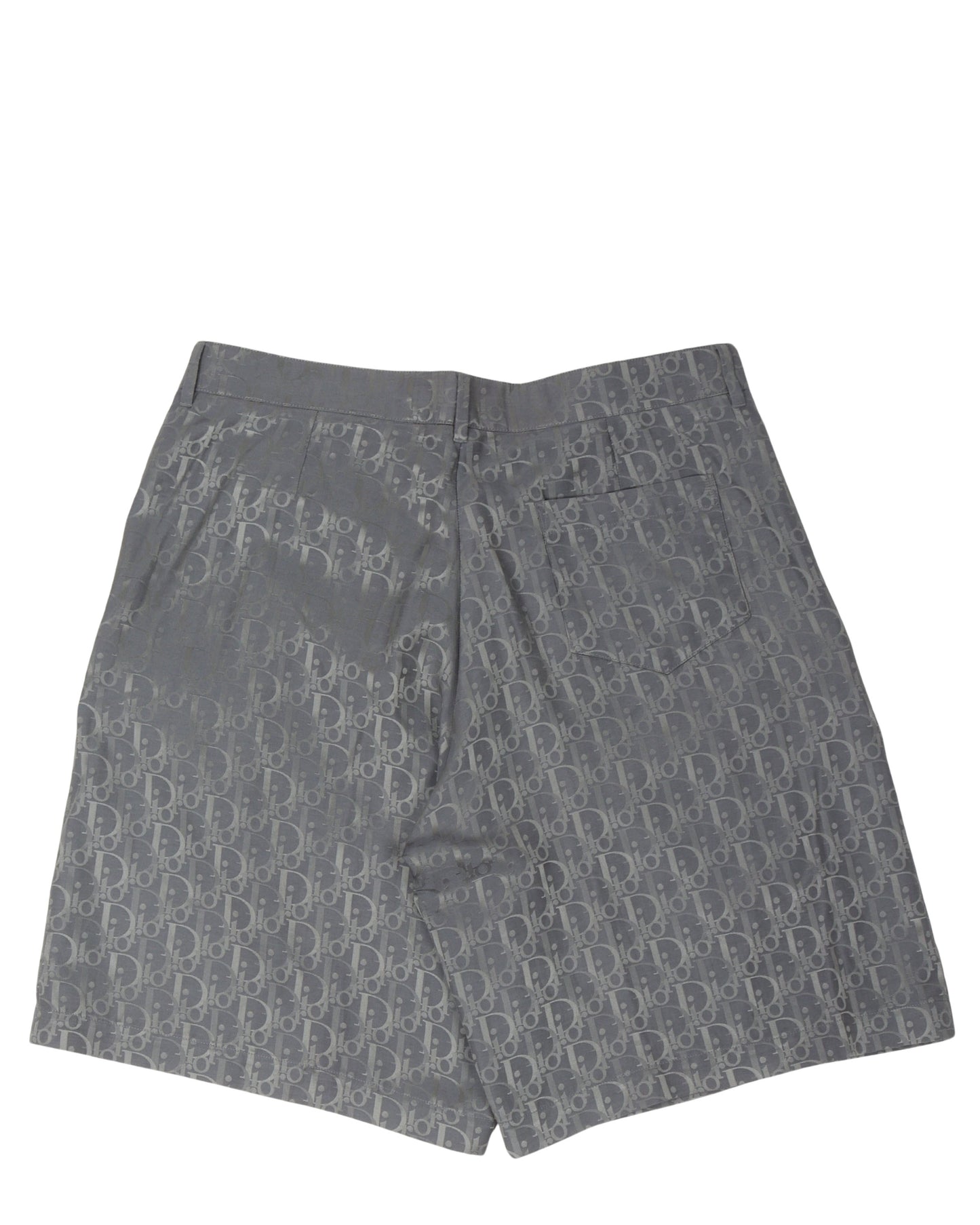 Silk Blend Oblique Monogram Shorts