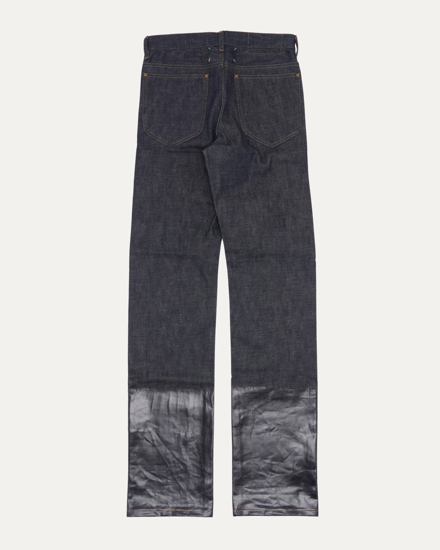 Indigo Lacquered Jeans