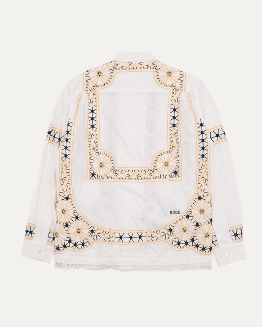 Embroidered Linen Shirt