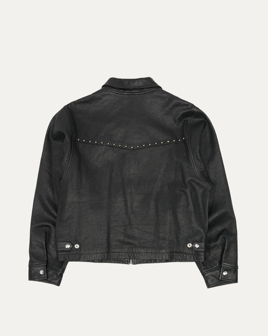 Studded Signature Western Leather Jacket